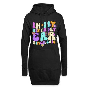 Idée de cadeau rétro pour le 16e anniversaire - Sweat-shirt à capuche long Femme - noir - Devant