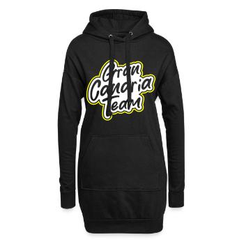 L’équipe de Gran Canaria - Sweat-shirt à capuche long Femme - noir - Devant