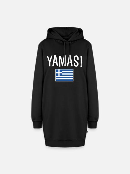 Yamas - Hoodie-Kleid - Schwarz
