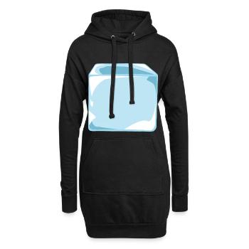 Glaces - Sweat-shirt à capuche long Femme - noir - Devant