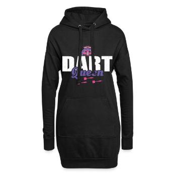 Conception Dart Queen - Darts Dart Player Gift - Sweat-shirt à capuche long Femme - noir - Devant
