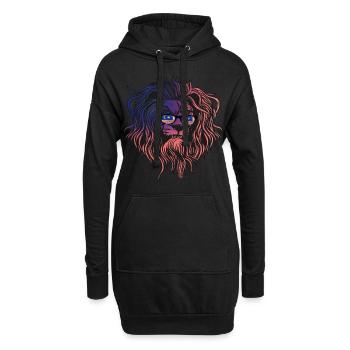 Malaysia - Hoodie-Kleid - Schwarz - Vorne