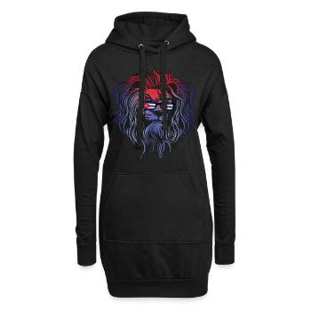 Kuba - Hoodie-Kleid - Schwarz - Vorne