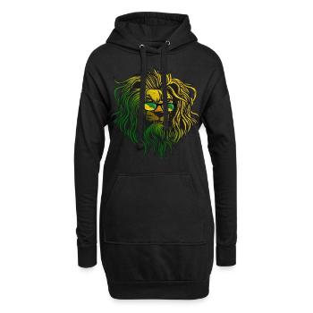 Guyane française - Sweat-shirt à capuche long Femme - noir - Devant
