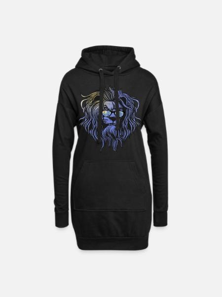 Uruguay - Hoodie-Kleid - Schwarz