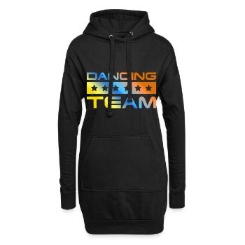 Dancing Crew Bunt - Hoodie-Kleid - Schwarz - Vorne