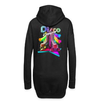 Disco Roller 3D - Hoodie-Kleid - Schwarz - Hinten