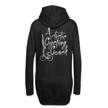 Cyclisme artistique, cyclisme artistique, cyclisme en salle, entraîneur - Sweat-shirt à capuche long Femme - noir - Dos