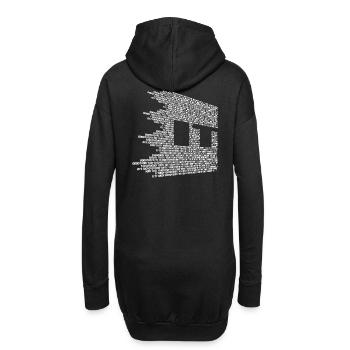 Technicien en électronique de systèmes informatiques - Sweat-shirt à capuche long Femme - noir - Dos