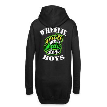 Wheelie - Hoodie-Kleid - Schwarz - Hinten