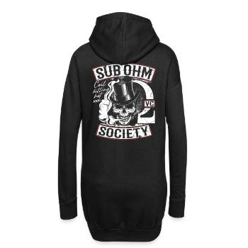 Sub Ohm Vape Club - Sweat-shirt à capuche long Femme - noir - Dos