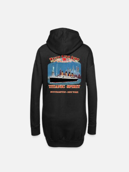 TITANIC SPIRIT Kreation Louis RUNEMBERG © Adagp - Hoodie-Kleid - Schwarz