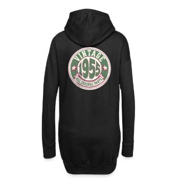 Design Vintage 1955 Alle Originalteile - Hoodie-Kleid - Schwarz - Hinten