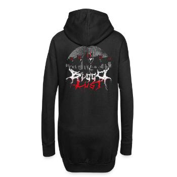 Bloodlust Wolf Pack - Hoodie-Kleid - Schwarz - Hinten