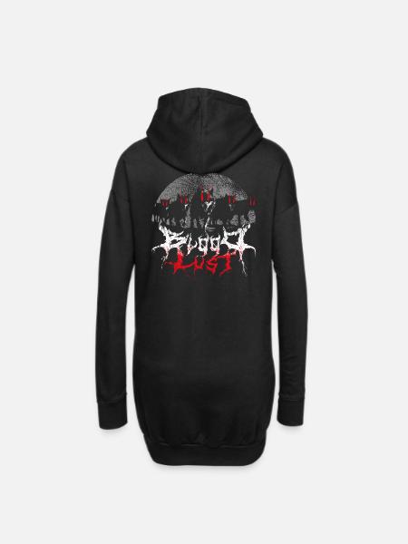 Bloodlust Wolf Pack - Hoodie-Kleid - Schwarz