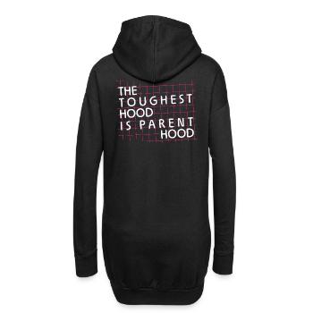 Parenthood – Die härteste Hood - Hoodie-Kleid - Schwarz - Hinten