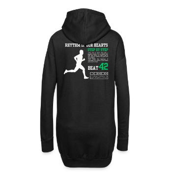 Schritt für Schritt Beat 42 - Hoodie-Kleid - Schwarz - Hinten