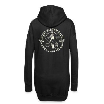 Soeur Club Surf Vancouver Island - Sweat-shirt à capuche long Femme - noir - Dos