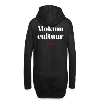 Mokum Culture par Geteisem - Sweat-shirt à capuche long Femme - noir - Dos