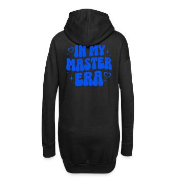 Master Abschluss Geschenk Studium Uni Absolvent - Hoodie-Kleid - Schwarz - Hinten