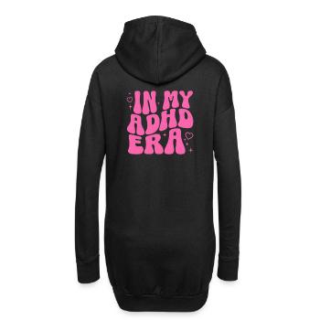TDAH Design Autosoins Santé mentale Pleine conscience - Sweat-shirt à capuche long Femme - noir - Dos