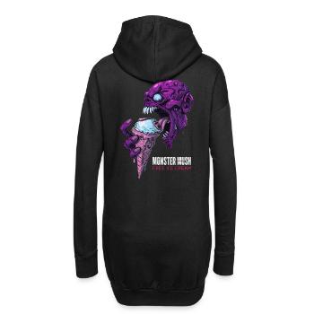 Monster Mush - Free icecream (Tshirt)  - Sweat-shirt à capuche long Femme - noir - Dos