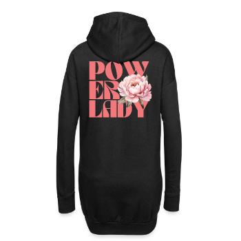 Dame de pouvoir - Sweat-shirt à capuche long Femme - noir - Dos