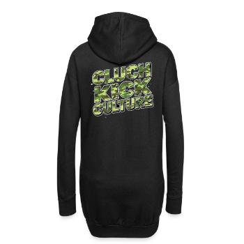 Conception du camouflage Culture du Clutch Kick - Sweat-shirt à capuche long Femme - noir - Dos