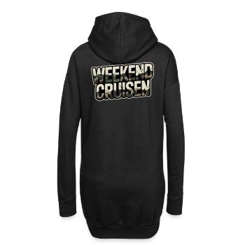 Weekend Cruisen für Auto und Tuning Fans - Hoodie-Kleid - Schwarz - Hinten
