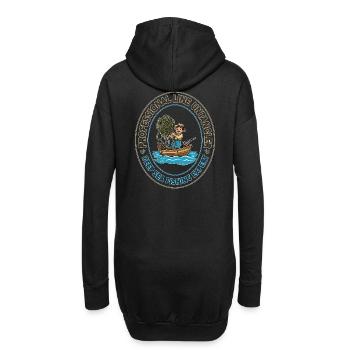 Patch de dépêcheur de Deep Sea Line - Sweat-shirt à capuche long Femme - noir - Dos