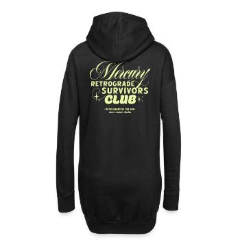 Club des survivants de Mercure rétrograde - Sweat-shirt à capuche long Femme - noir - Dos