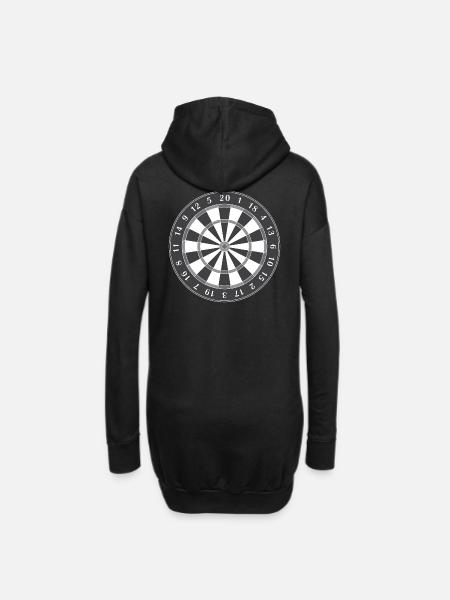 cible - Sweat-shirt à capuche long Femme - noir
