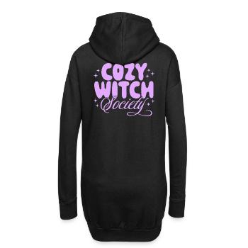 Société des Sorcières Douillettes - Sweat-shirt à capuche long Femme - noir - Dos