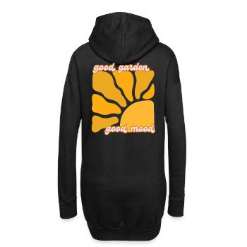 good garden good mood T-Shirt - Hoodie-Kleid - Schwarz - Hinten
