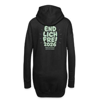 Endlich Frei - Abschluss 2026 - Hoodie-Kleid - Schwarz - Hinten