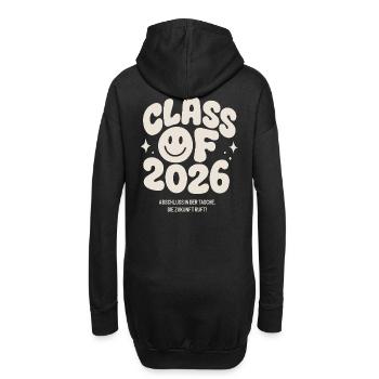 Abschluss 2026 - die Zukunft ruft! - Hoodie-Kleid - Schwarz - Hinten