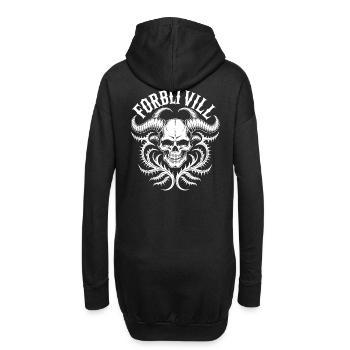 Crâne de la villa Gorblin - Sweat-shirt à capuche long Femme - noir - Dos