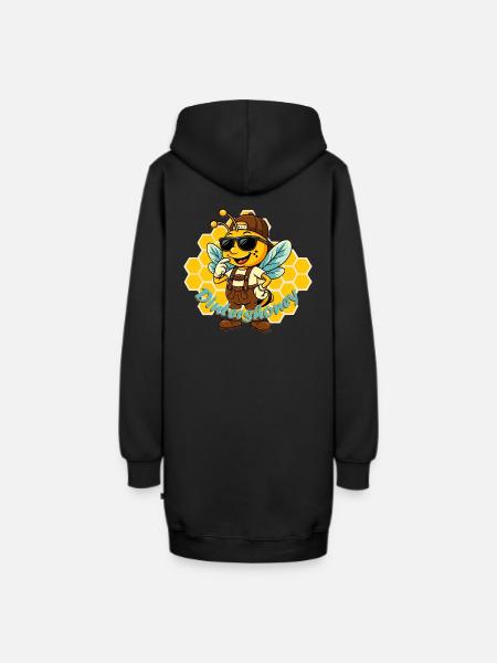 Dintershoney - Hoodie-Kleid - Schwarz