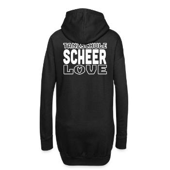 SCHEER Love 2026 - white - Hoodie-Kleid - Schwarz - Hinten