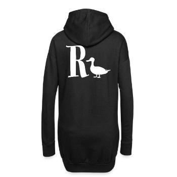 Humour de la retraite - Sweat-shirt à capuche long Femme - noir - Dos