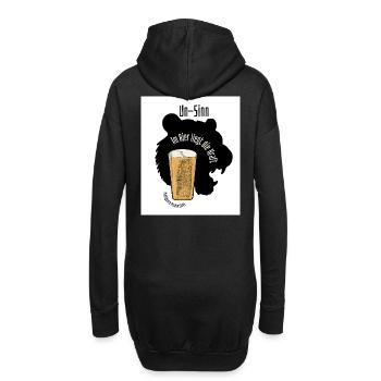 Il y a du pouvoir dans la bière - Sweat-shirt à capuche long Femme - noir - Dos