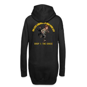 Les enfants perdus de New York - Sweat-shirt à capuche long Femme - noir - Dos