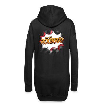 Rröööörrrrr - Hoodie-Kleid - Schwarz - Hinten