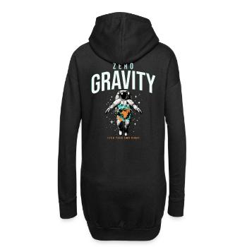 Zero Gravity Astronaut Erde Weltraum - Hoodie-Kleid - Schwarz - Hinten