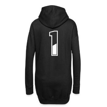 1 Jahre Trikot Nummer 1 T-shirt Nummer 1 - Hoodie-Kleid - Schwarz - Hinten