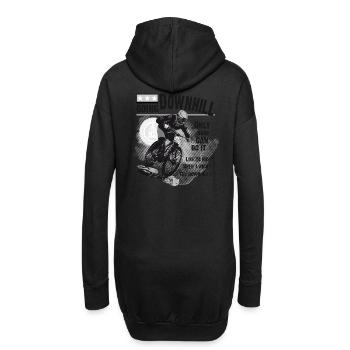 GHB Fahrrad downhill Mountain Bike 03092017 6 - Hoodie-Kleid - Schwarz - Hinten