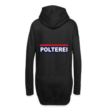 Polterei Sauf Polizei Österreich - Hoodie-Kleid - Schwarz - Hinten