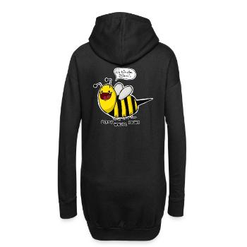 ICH BIN EINE BIENE MP - Hoodie-Kleid - Schwarz - Hinten