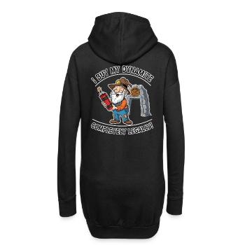 Dynamit-Miner ! - Hoodie-Kleid - Schwarz - Hinten