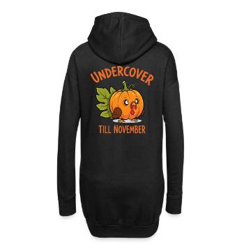 Undercover Truthahn - Hoodie-Kleid - Schwarz - Hinten